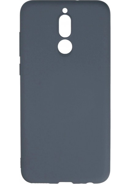 Huawei Mate 10 Lite Kılıf Nano içi Kadife Silikon - Gri