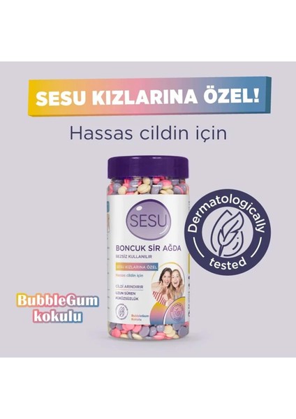 Hassas Ciltler Için 2'li Set, Doğal Boncuk Ağda, Ilk Adım, 250GR x 2 fırsatları