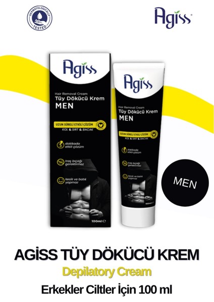 Hızlı ve Etkili Tüy Azaltıcı Krem 100 Ml, Erkekler Için Uygun ve Kullanışlı