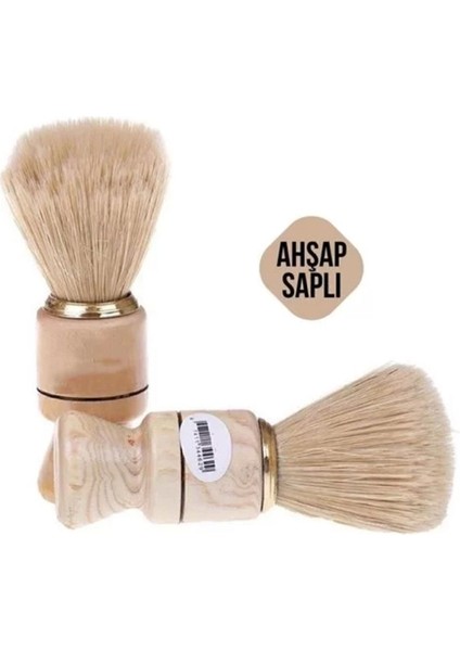 Doğal Ahşap Saplı Tıraş Fırçası, Şık ve Kullanışlı Tasarım