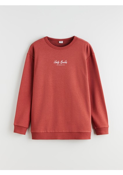 Yeni Sezon Bisiklet Yaka Erkek Çocuk Sweatshirt