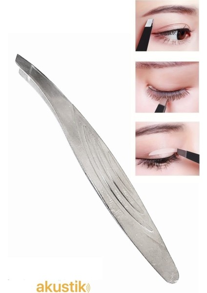 Kavisli ve Eğik Uçlu Paslanmaz Çelik Cımbız, Hassas Tüy ve Kıl Alma Için Ideal fiyatları