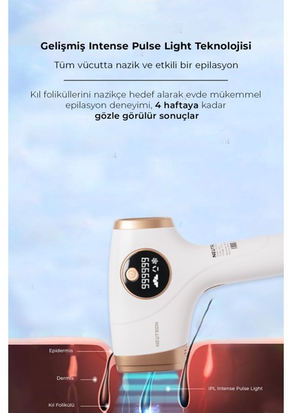 Beyaz Renkli Ipl Epilasyon Cihazı, Güçlü ve Etkili Ağda Alternatifi modelleri