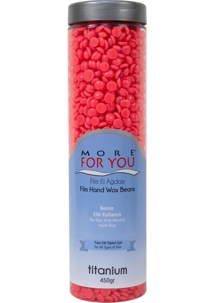 Pembe Titanyumlu El Ağdası Boncuk Granülü 450 G Pet Film ile Güzel Temizlik