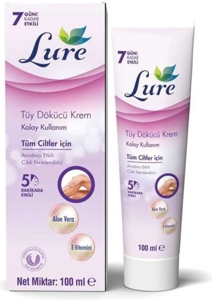 Yumuşak ve Pürüzsüz Cilt Için Tüy Dökücü Krem 2'li Set 100 ml