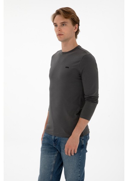 Erkek Gri Sweatshirt 50313744-VR024 modelleri