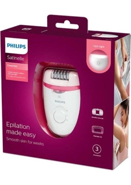 Kompakt Epilasyon Cihazı, Masaj Başlıklı, Işıklı, 32 Cımbızlı, Kullanışlı ve Pratik