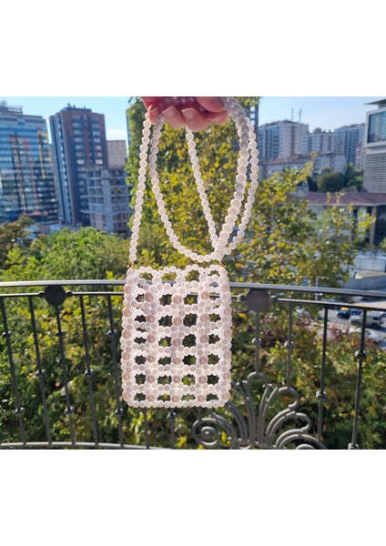 El Örmesi - Inci Parıltısıyla Mini Çapraz Çanta- Günlük ,özel Gün (Nikah,düğün) fiyatları