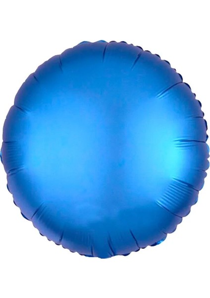 18 Inc Yuvarlak Makaron Renk Folyo Balon