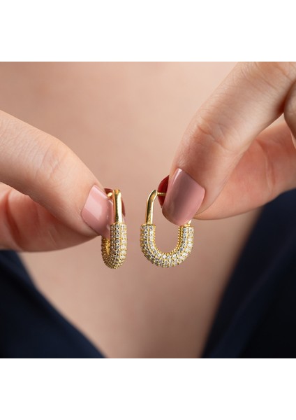 925 Ayar Gümüş Çengelli Iğne Küpe indirimleri