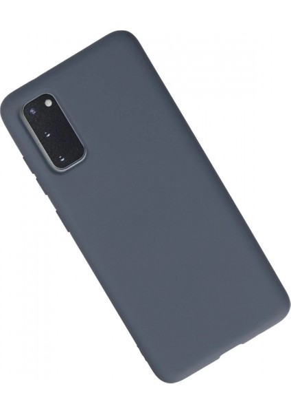 Samsung Galaxy S20 Kılıf Nano Içi Kadife Silikon - Gri fiyatları