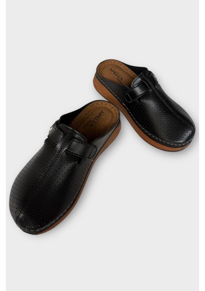 Önü Kapalı Kışlık Ortopedik Günlük Kadın Terlik Siyah fırsatları