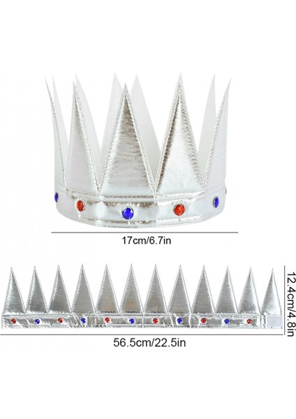 Yumuşak Gümüş Kral Tacı 55 cm fiyatları