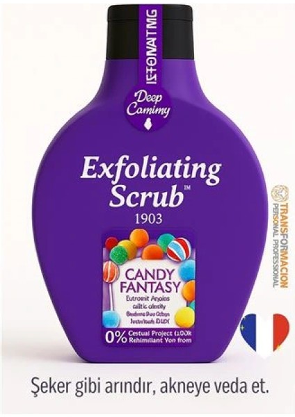 Modacar Candy Fantasy Peeling Jel – 1903 Serisi, Renkli & Eğlenceli Scrub 500 ml fiyatları