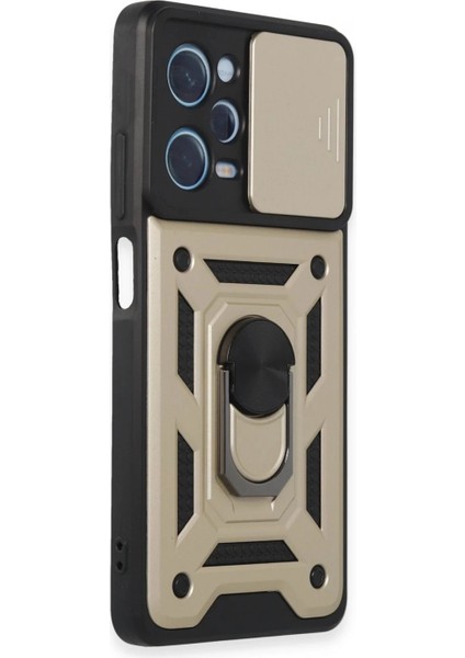 Xiaomi Redmi Note 12 Pro 5g Kılıf Pars Lens Yüzüklü Silikon - Gold fiyatları