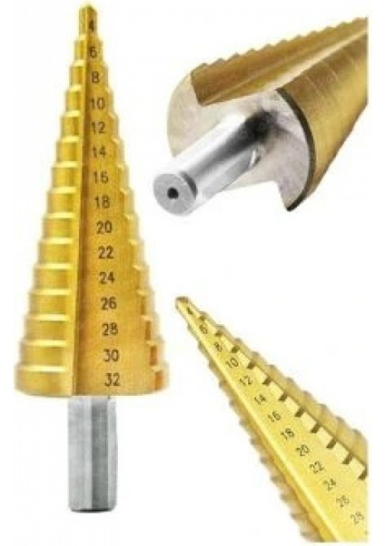 Kademeli Matkap Ucu Sac Delme Panç Seti modelleri