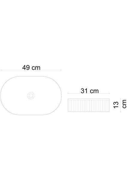Tezgahüstü Lavabo E-W1002MB (Mat Beyaz) fırsatları
