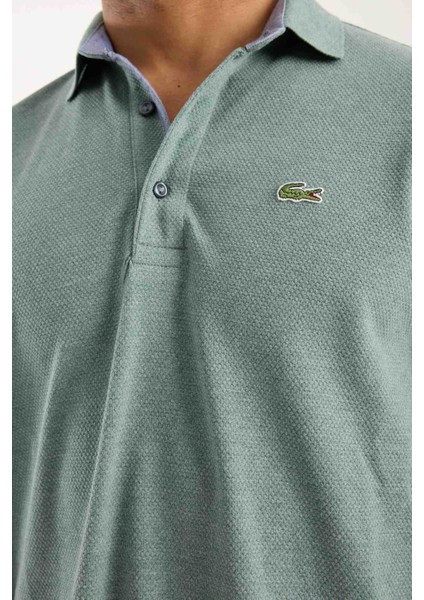 Polo Uzun Kol Regular Fit Çağla Yeşili