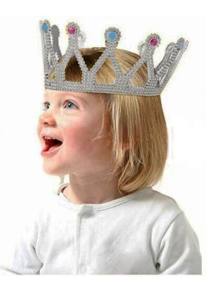 Kraliçe Tacı Gümüş Renk