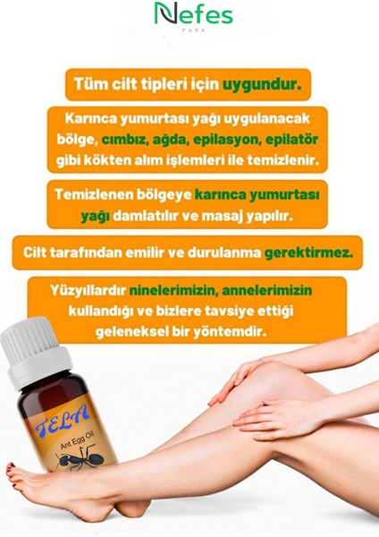 Doğal Tüy Azaltıcı Yağ Seti, Limon ve Karınca Yumurtası Içeriği, 3'lü Paket fırsatları