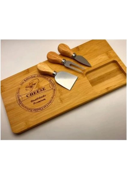 Bambu Peynir Kesme Sunum Tahtası modelleri