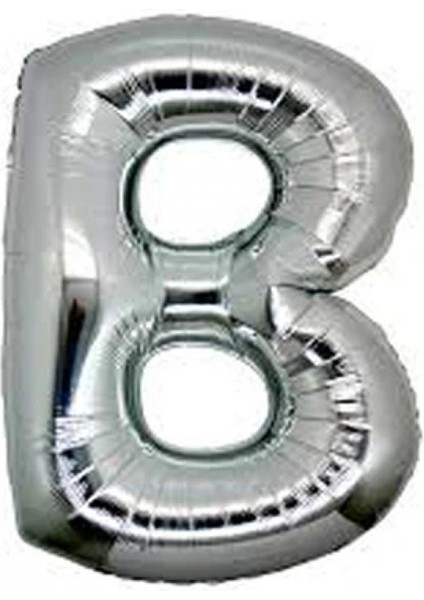 Gümüş Rengi Folyo Balon 1 Metre