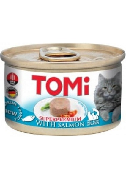 Sepetim Tomi Kedi Somonlu Yaş Mama 85 gr x 6 Adet
