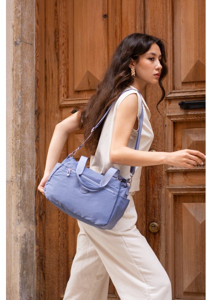 Kadın 5 Gözlü Suya Dayanıklı Paraşüt Kumaş Ayar Çapraz Askılı El ve Omuz Çantası 4016