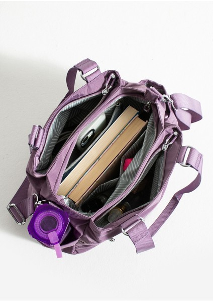 Kadın 5 Gözlü Suya Dayanıklı Paraşüt Kumaş Ayar Çapraz Askılı El ve Omuz Çantası 4016