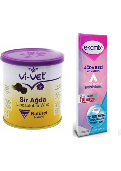 Doğal Sir Ağda Seti 3’lü 240 Ml, Pürüzsüz ve Bakımlı Görünüm Için Ideal Seçenektir