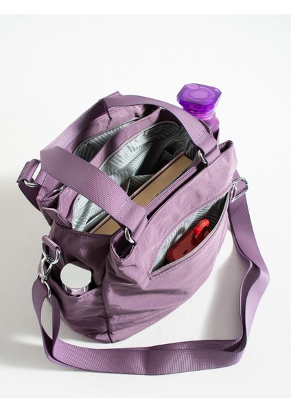 Kadın 5 Gözlü Suya Dayanıklı Paraşüt Kumaş Ayar Çapraz Askılı El ve Omuz Çantası 4016