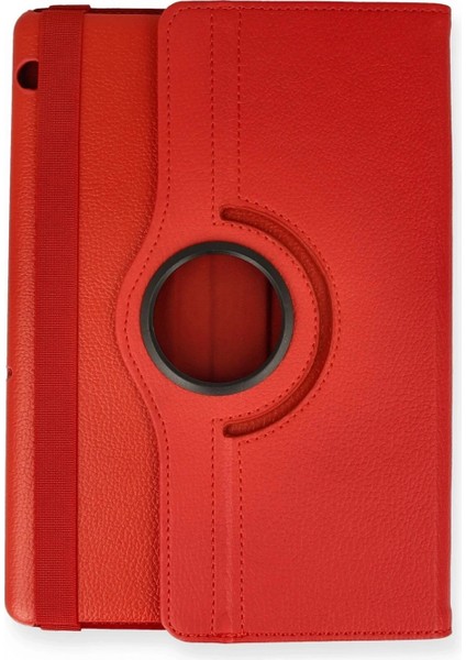 Huawei Mediapad T5 10 Kılıf 360 Tablet Deri Kılıf - Kırmızı fiyatları