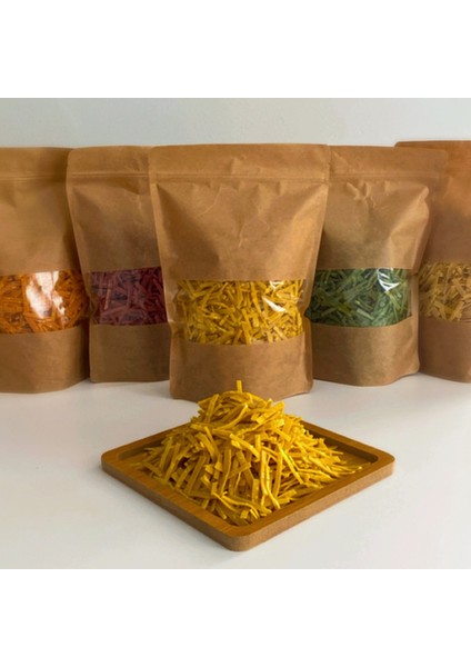 Ev Yapımı %100 Doğal Havuçlu Erişte (1000 Gr)