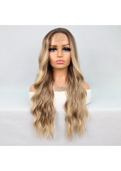 Kumral Dore Sarı Ombre Balköpüğü Röfleli Tül Peruk fiyatları