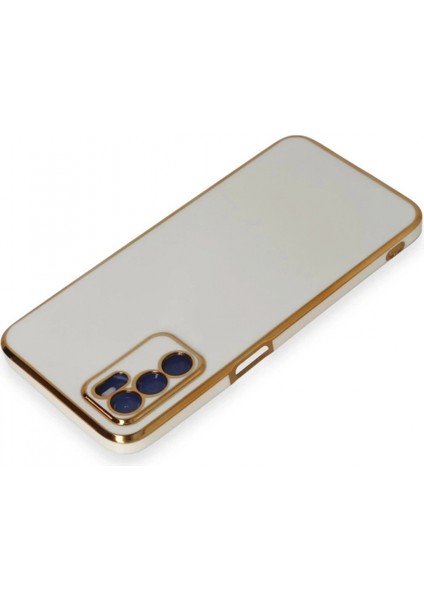 Oppo A16 Kılıf Volet Silikon - Beyaz modelleri