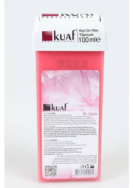 100 ml Titanyum Kartuş Ağda 48'li Koli, Hijyenik ve Pratik Kullanım