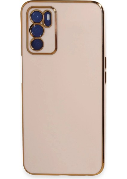 Oppo A16 Kılıf Volet Silikon - Pembe