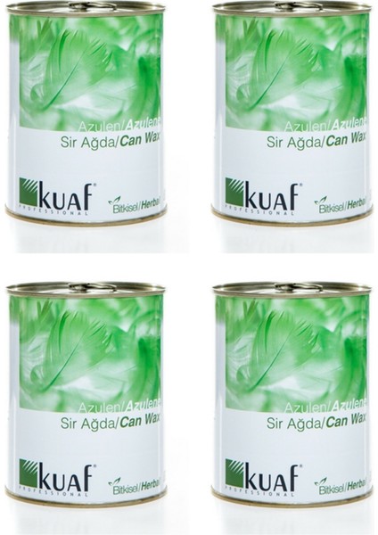 Azulen Ağda Konserve 800 Gr, 4 Adet, Doğal ve Rahatlatıcı Bakım Sağlar.