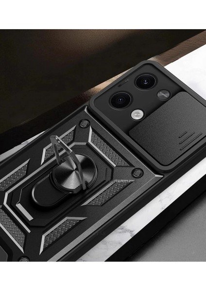 Xiaomi Poco X6 Kılıf Pars Lens Yüzüklü Silikon - Lacivert fiyatları