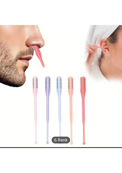 10'lu Döner Burun Saç ve Kulak Kesici Seti, 360° Dönen Çift Taraflı modelleri