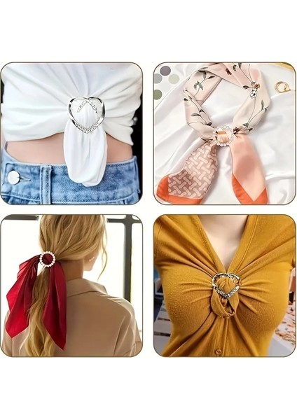 Trendlover Eşarp Yüzüğü, T-Shirt Klipsi