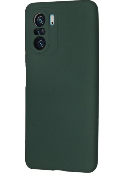 Xiaomi Poco F3 Kılıf Nano Içi Kadife Silikon - Koyu Yeşil fiyatları