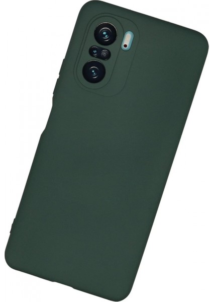 Xiaomi Poco F3 Kılıf Nano Içi Kadife Silikon - Koyu Yeşil modelleri