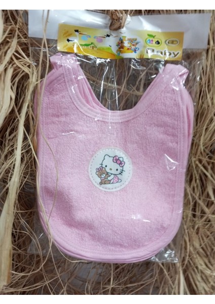 3’lü Bebek Mama Önlüğü Seti – Pembe Renk Hello Kitty Desenli fiyatları