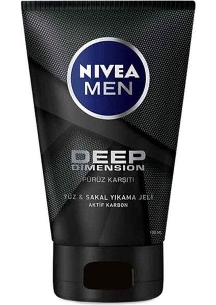 Derin Temizlik Yüz ve Sakal Jeli 100 ml - Ferah ve Canlandırıcı Bakım