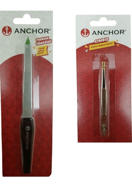 Ikili Kozmetik Temizlik Seti: Cımbız ve Tırnak Törpüsü