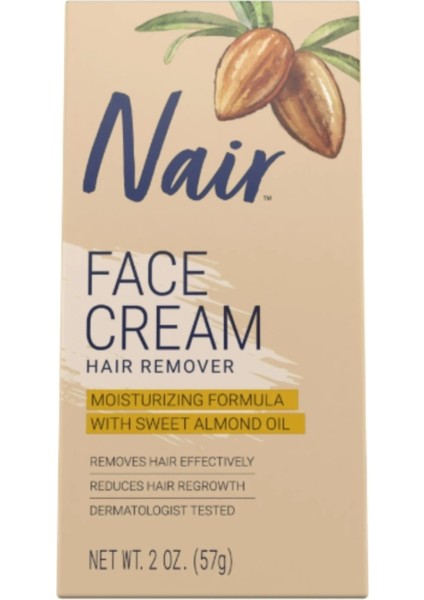 Yüz Tüy Dökücü Krem 57G, Pürüzsüz ve Doğal Görünüm Sağlar