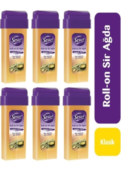 Doğal Ağda, Normal Ciltler, 100 Ml, 6'lı Paket, Akışkan ve Hassas Bakım