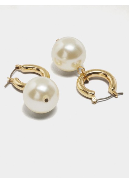 Inci Görünümlü Halka Küpe modelleri