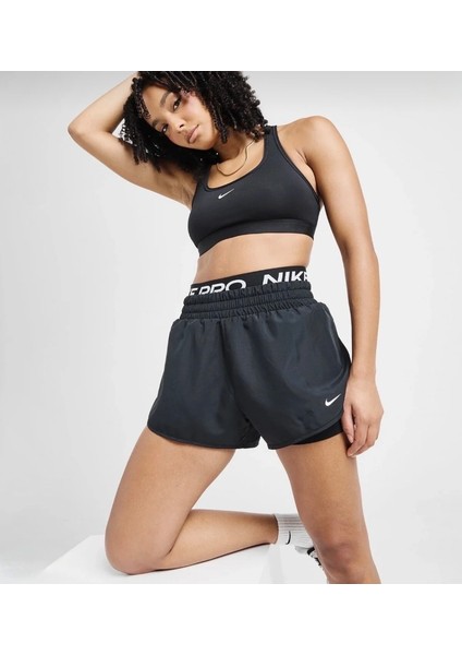 Pro Dri-Fit 2-In-1 Training Yüksek Belli Siyah Kadın Şort fiyatları